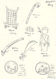 Galerie photo Dessins d’éthnologie et croquis d’architecture 